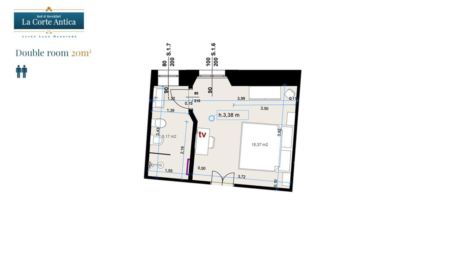 B&B La Corte Antica - Luino Lago Maggiore Εξωτερικό φωτογραφία